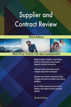 Paperback Supplier and Contract Review Third Edition Book