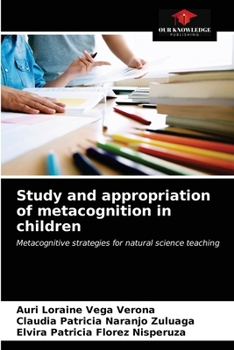 Paperback Study and appropriation of metacognition in children Book