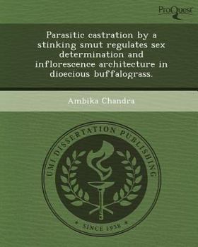 Paperback Parasitic castration by a stinking smut regulates sex determination and inflorescence architecture in dioecious buffalograss. Book