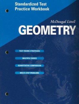Paperback McDougal Littell High Geometry: Standardized Test Practice Workbook Se Book