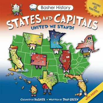 Paperback States and Capitals: United We Stand! [With Poster] Book