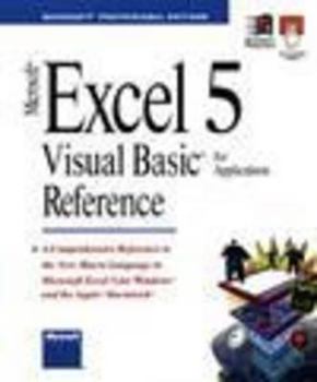 Paperback Microsoft Excel Visual Basic for Applications Reference: A Complete Reference to the New Macro.. Book