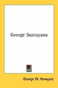 Paperback George Santayana Book