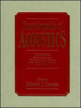 Hardcover Encyclopedia of Acoustics, Volume 1 Book