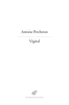 Paperback Vegetal [French] Book