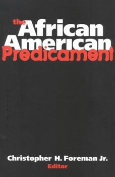 Hardcover The African American Predicament Book