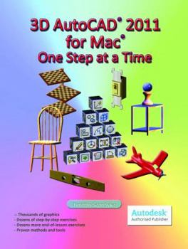 Paperback AutoCAD 2011 for Mac: One Step at a Time Book