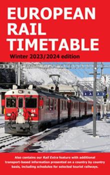 Paperback European Rail Timetable Winter 2023-2024 Book