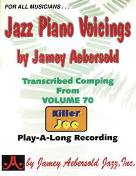 Paperback Jazz Piano Voicings: Transcribed Comping from Volume 70 Killer Joe Play-A-Long Recording, Book & Online Audio Book