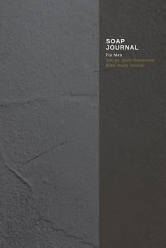 Paperback Soap Journal For Men - 100 Pg. Daily Devotional Bible Study Journal Book