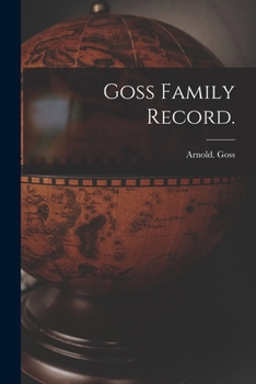 Paperback Goss Family Record. Book