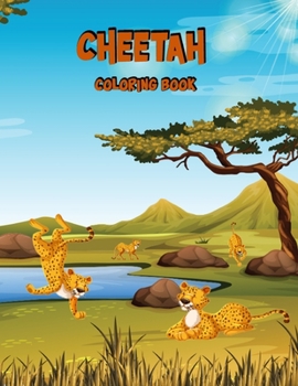 Paperback Cheetah Coloring Book: Activity Book for Kids Book