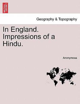 Paperback In England. Impressions of a Hindu. Book