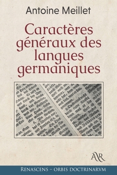 Paperback Caract?res g?n?raux des langues germaniques [French] Book