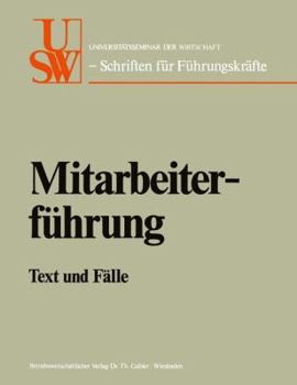 Paperback Mitarbeiterführung: Text Und Fälle [German] Book