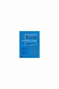 Paperback Words for Students of English, Vol. 1: A Vocabulary Series for ESL Volume 1 Book