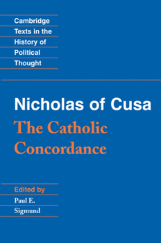 Paperback Nicholas of Cusa: The Catholic Concordance Book