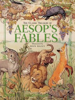Hardcover The Classic Treasury of Aesop's Fables Book