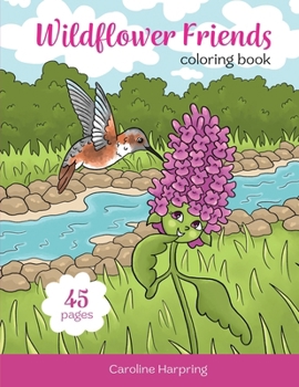 Paperback Wildflower Friends Coloring Book