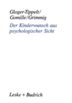 Paperback Der Kinderwunsch Aus Psychologischer Sicht [German] Book