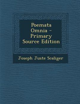 Paperback Poemata Omnia [Latin] Book