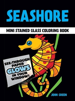 Paperback Little Seashore Stained Glass Coloring Book