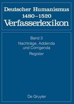 Hardcover Nachtr?ge, Addenda, Corrigenda, Register [German] Book