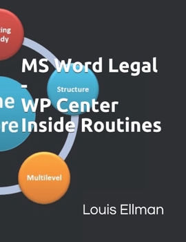 Paperback MS Word Legal - WP Center Inside Routines Book