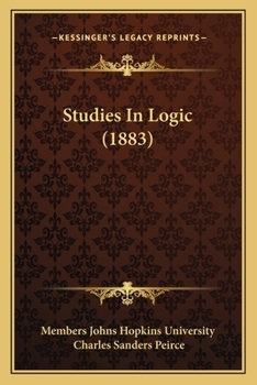 Paperback Studies In Logic (1883) Book