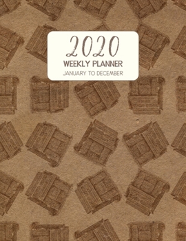 2020 Weekly Planner January to December: Dated Diary With To Do Notes & Inspirational Quotes - Organs (Vintage Music Calendar Planners)