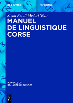 Hardcover Manuel de Linguistique Corse [French] Book