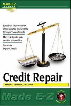Paperback Credit Repair Made E-Z Book