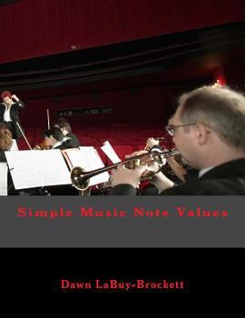 Paperback Simple Music Note Values Book