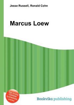 Paperback Marcus Loew Book
