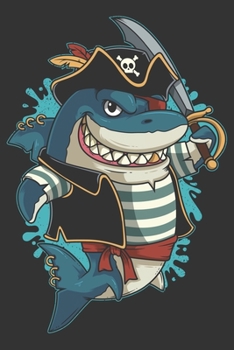 2020 Week To View Dated Planner Diary: 6x9 Inches Paperback Pirate Shark