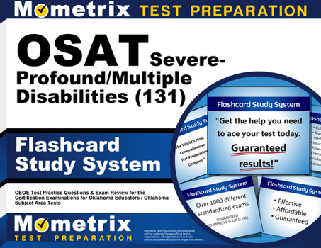 Paperback OSAT Severe-Profound/Multiple Disabilities (131) Flashcard Study System: CEOE Test Practice Questions & Exam Review for the Certification Examinations Book