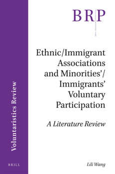Paperback Ethnic/Immigrant Associations and Minorities'/Immigrants' Voluntary Participation Book