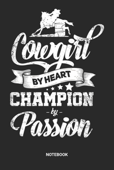 Notebook: Barrel Racing Themed Notebook (6x9 inches) with Blank Pages ideal as a Chasing Cans Cloverleaf Journal. Perfect as a Horse Riding Book for ... Lovers. Great gift for Kids, Men and Women