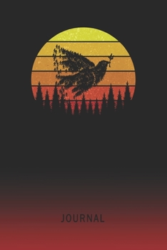 Journal: Blank Dove Personal Writing Diary | Old School Retro Vintage Sunset 80s Cover | Daily Journalism Diaries for Journalists & Writers | ... Set Goals & Write about your Life & Interests