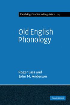 Paperback Old English Phonology Book