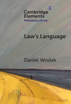 Hardcover Law's Language: Meaning and Normativity Book