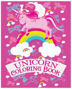 UNICORN COLORING BOOK: Journal and Notebook for Girls - Composition Size 120 Pages of  (7.5"x9.75") With Lined, Perfect for Journal and Notes.