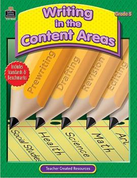 Paperback Writing in the Content Areas, Grade 5 Book