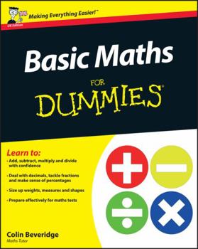 Paperback Basic Maths for Dummies Book