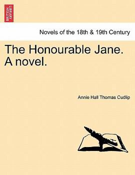 The Honourable Jane. a Novel.
