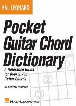 Paperback Pocket Guitar Chord Dictionary Book