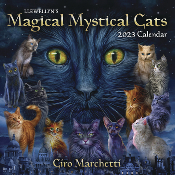 Calendar Llewellyn's 2023 Magical Mystical Cats Calendar Book