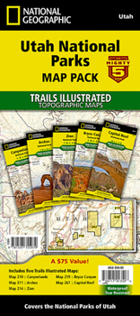 Utah National Parks [Map Pack Bundle] (National Geographic Trails Illustrated Map)