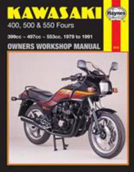 Paperback Kawasaki 400, 500, and 550 Fours Owners' Workshop Manual, No. M910: 1979-1991 Book