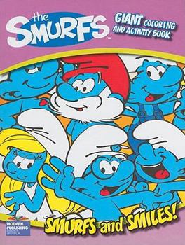 Paperback Smurfs and Smiles! Giant Coloring and Activity Book